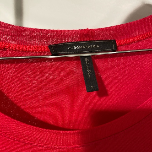 BCBG Red cute shirt dress. Big on top tight on bot - Picture 3 of 3